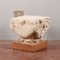 Stone Capital with Wooden Base 12