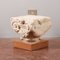Stone Capital with Wooden Base 17