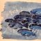 Daniela Pirra, School of Blue Fish, 2000, Watercolor, Framed 4