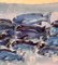 Daniela Pirra, School of Blue Fish, 2000, Watercolor, Framed 6