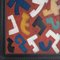 Manuel Rufi Gibert, Constructive Rhythms on Red Abstract, Oil Painting, 1931 3
