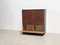 Mueble de bar brutalista de wengé, años 80, Imagen 6