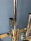 Vintage Space Age Sputnik Chrome Chandelier with Cubical Clear Glass Shades, Image 6