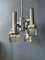 Vintage Space Age Sputnik Chrome Chandelier with Cubical Clear Glass Shades, Image 5