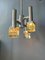 Vintage Space Age Sputnik Chrome Chandelier with Cubical Clear Glass Shades, Image 1