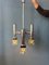 Vintage Space Age Sputnik Chrome Chandelier with Cubical Clear Glass Shades, Image 2