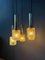 Mid-Century Crystal Glass Cascade Pendant Lamp 3