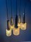 Mid-Century Crystal Glass Cascade Pendant Lamp 5