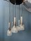 Mid-Century Crystal Glass Cascade Pendant Lamp 6