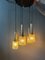 Mid-Century Crystal Glass Cascade Pendant Lamp 2