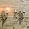 French Art Deco Twin Wall Lights, 1920, Set of 2 4