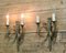 French Art Deco Twin Wall Lights, 1920, Set of 2 2