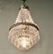 Vintage French Empire Style Tent and Waterfall Chandelier, 1920 4