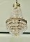 Vintage French Empire Style Tent and Waterfall Chandelier, 1920 7