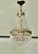 Vintage French Empire Style Tent and Waterfall Chandelier, 1920 6