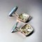 Edwardian Square Diamond Cufflinks, 1910, Set of 2 5