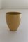 Mid-Century Danish Yellow Stoneware Vase by Saxbo, 1960s, Image 8