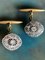 Edwardianische Manschettenknöpfe aus 18 Karat Platin mit Diamanten, 1910, 2 . Set 2