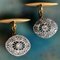 Edwardianische Manschettenknöpfe aus 18 Karat Platin mit Diamanten, 1910, 2 . Set 1