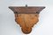 19th Century Art Deco Architectural Wall Mounted Console in Oak, France, 1890s, Image 10