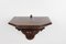 19th Century Art Deco Architectural Wall Mounted Console in Oak, France, 1890s, Image 7