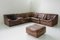 Canapé et Fauteuil DS-46 Vintage Modulaire avec Ottomane de De Sede, 1970s, Set de 6 1