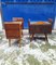 Briar and Glass Bedside Tables, Italy, 1950s, Set of 2, Image 14