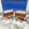 Briar and Glass Bedside Tables, Italy, 1950s, Set of 2, Image 3