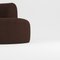 Canapé Modulable Hug en Brun Bouclé par Ferrianisbolgi, Set de 2 2