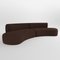 Hug Modular Sofa in Boucle Brown by Ferrianisbolgi, Set of 2, Image 1