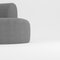 Hug Modular Sofa in Boucle Light Gray by Ferrianisbolgi, Set of 2, Image 2