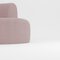 Hug Modular Sofa in Boucle Pink by Ferrianisbolgi, Set of 2, Image 2