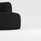 Hug Modular Sofa in Boucle Black by Ferrianisbolgi, Set of 2, Image 2