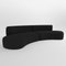 Hug Modular Sofa in Boucle Black by Ferrianisbolgi, Set of 2, Image 1