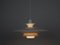 Vintage Danish Sofie Pendant Lamp by Kurt Wiborg for Jeka, 1980s, Image 10
