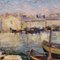 L. Loni, escuela francesa Marina, de 1890 a 1910, óleo sobre tabla, enmarcado, Imagen 10