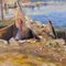 L. Loni, French School Marina, 1890s-1910s, Oil on Panel, Framed, Image 13