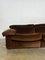 Canapé Vintage en Velours Marron par Afra & Tobia Scarpa pour B&B Italia, 1980 5