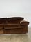 Canapé Vintage en Velours Marron par Afra & Tobia Scarpa pour B&B Italia, 1980 6