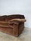 Canapé Vintage en Velours Marron par Afra & Tobia Scarpa pour B&B Italia, 1980 7