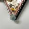 Italian Wall Mirror with Glass Decoration and Acid Etchings, 1980s, Image 16