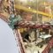 Miroir Mural avec Décoration en Verre et Gravures à l'Acide, Italie, 1980s 13