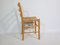Pinewood Rope Wicker Dining Chairs, 1970s, Set of 4 10