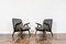 Set of Mid-Century Modern Oak Armchairs, 1960s 10