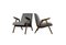 Set of Mid-Century Modern Oak Armchairs, 1960s 1