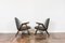 Set of Mid-Century Modern Oak Armchairs, 1960s 3