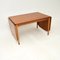 Vintage Danish Teak Drop Leaf Dining Table attributed to Borge Mogensen for Søborg Møbelfabrik, 1960s, Image 3