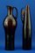 Rote Art Deco Vintage Murano Glas Krüge, 1970er, 2er Set 1