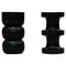 Chess Piece Stool and Side Table by Panorammma, Set of 2, Image 1