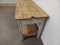 Vintage Weathered Worktable, 1950s 9